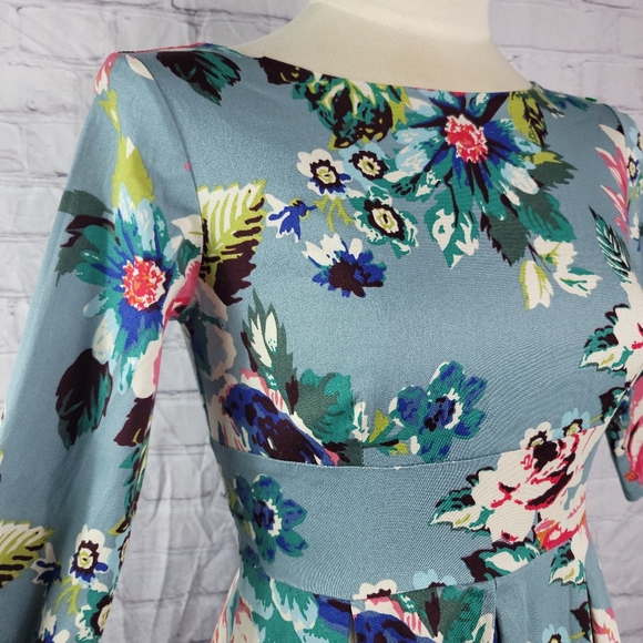 Mint Limit | Floral RetroDress - Picture 6 of 16